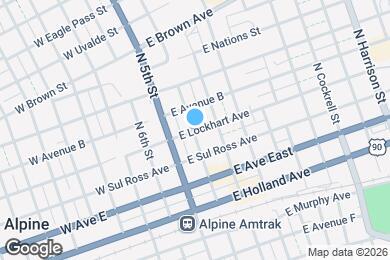 Map image of the property - 201 E Lockhart Ave