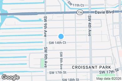 Map image of the property - 809 SW 14th Ct