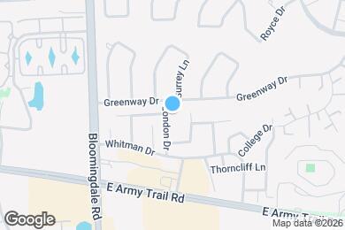Map image of the property - 2199 London Dr