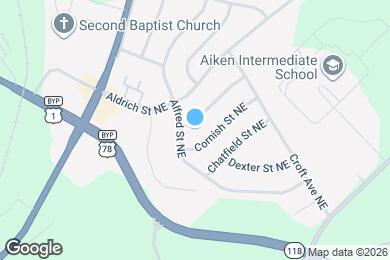 Map image of the property - 1112 Alderman St NE