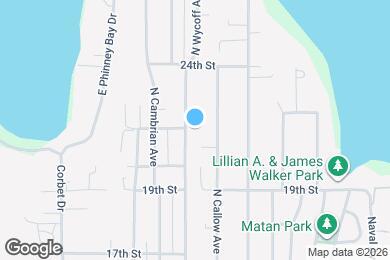 Map image of the property - 2028 N Wycoff Ave