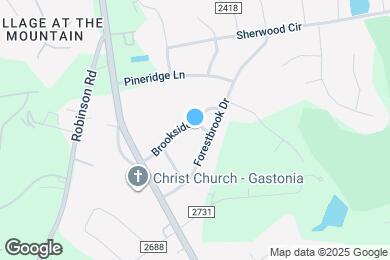 Map image of the property - 725 Brookside Dr