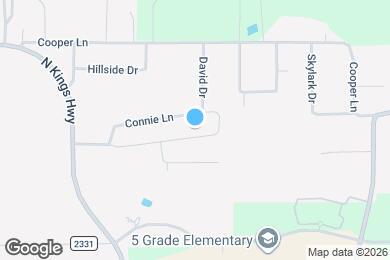 Map image of the property - 3606 Sylvia Dr