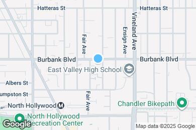Map image of the property - 11124 Burbank Blvd