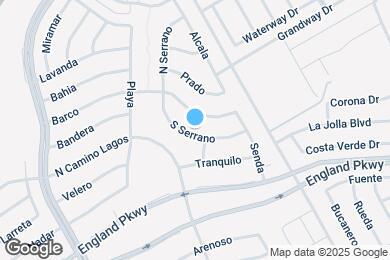 Map image of the property - 2844 S Serrano