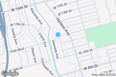 Map image of the property - 1211 Santa Rosa Ave