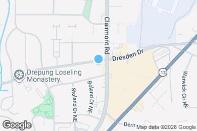 Map image of the property - 1951 Dresden Dr