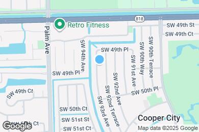 Map image of the property - 4972 SW 93rd Ave