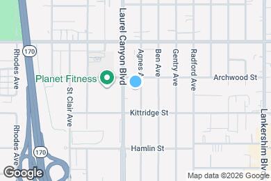 Map image of the property - 6641 Agnes Ave