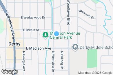 Map image of the property - 612 E Walnut St