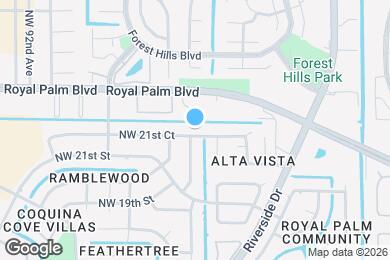 Map image of the property - 8651 NW 21st Ct