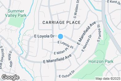 Map image of the property - 18051 E Loyola Pl