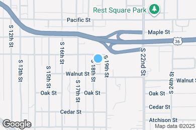 Map image of the property - 2319 S 18th St