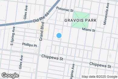 Map image of the property - 3437 Winnebago St