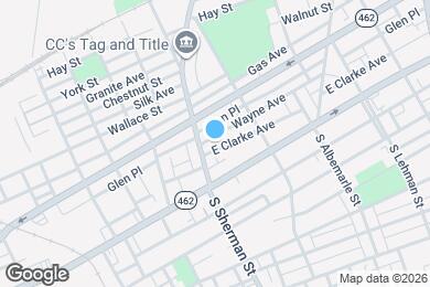 Map image of the property - 814 Wayne Ave