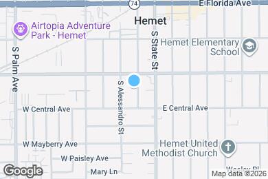 Map image of the property - 333 S Inez St