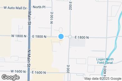 Map image of the property - 166 E 1800 N