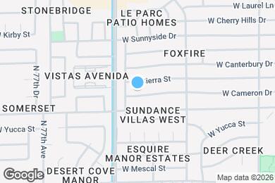 Map image of the property - 7418 W Cameron Dr