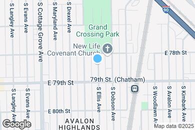 Map image of the property - 7838 S Ellis Ave