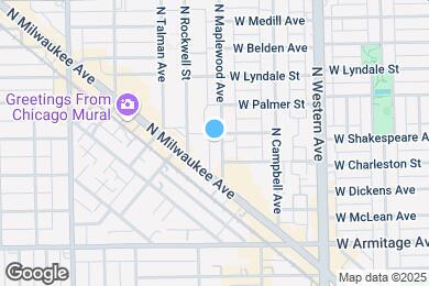 Map image of the property - 2142 N Maplewood Ave