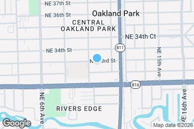 Map image of the property - 1036 NE 33rd St