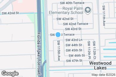 Map image of the property - 11501 SW 43rd Ln