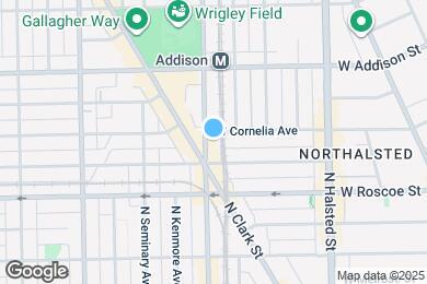 Map image of the property - 952 W Cornelia Ave