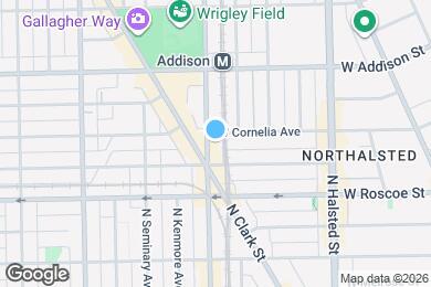 Map image of the property - 955 W Cornelia Ave