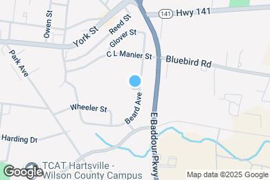 Map image of the property - 214 Beard Ave