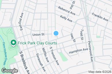 Map image of the property - 423 Biddle Ave