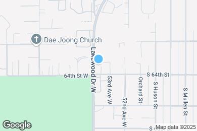 Map image of the property - 5327 64th St W