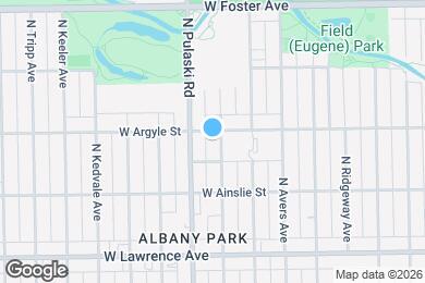Map image of the property - 4950 N Harding Ave