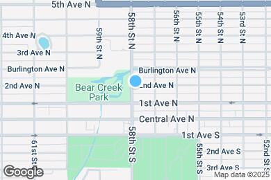Map image of the property - 5762 2nd Ave N