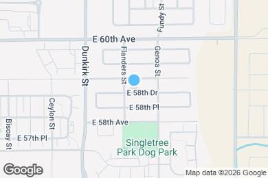 Map image of the property - 19653 E 58th Dr