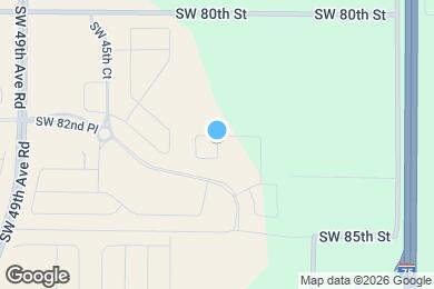 Map image of the property - 8341 SW 42nd Cir