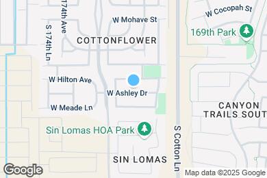 Map image of the property - 17230 W Ashley Dr