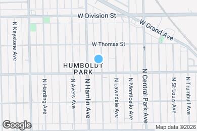 Map image of the property - 1016 N Ridgeway Ave
