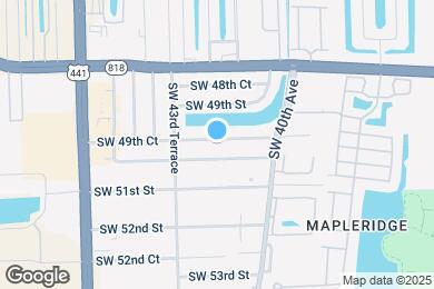 Map image of the property - 4214 SW 49th Ct