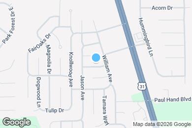 Map image of the property - 1464 Rebecca Ln