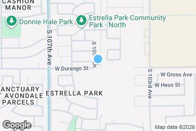 Map image of the property - 1843 S 105th Dr