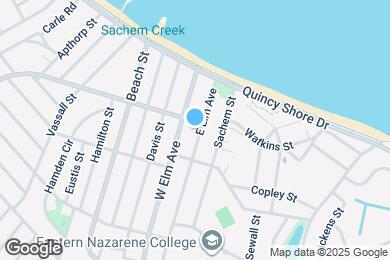 Map image of the property - 132 E Elm Ave