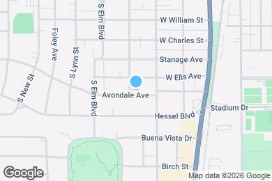 Map image of the property - 312 Avondale Ave