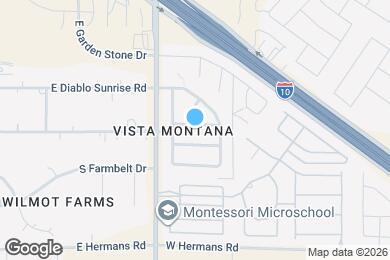 Map image of the property - 6386 E Butte Stone Dr