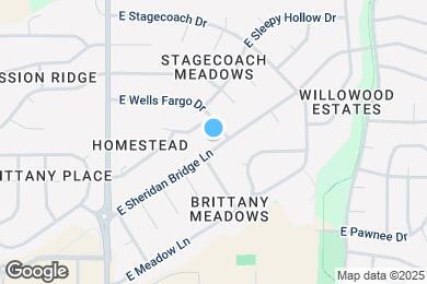 Map image of the property - 1432 E Sheridan Bridge Ln