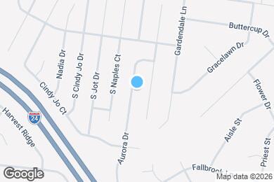 Map image of the property - 3653 Aurora Dr