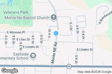 Map image of the property - 1710 Monte NE Rd