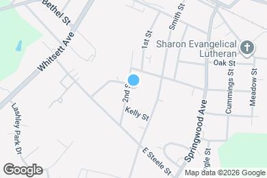 Map image of the property - 703 2nd St