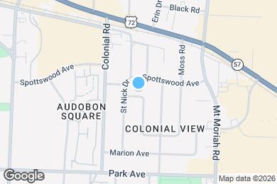 Map image of the property - 4858 Carnes Ave