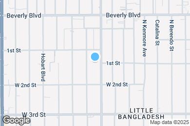 Map image of the property - 131 1/2 Normandie Ave