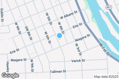 Map image of the property - 261 W 5th St